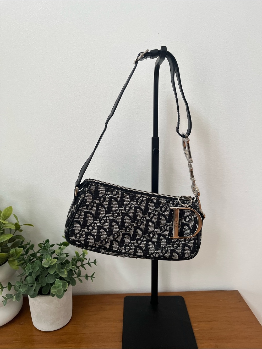 Authentic Vintage Dior Trotter Pochette *RARE*